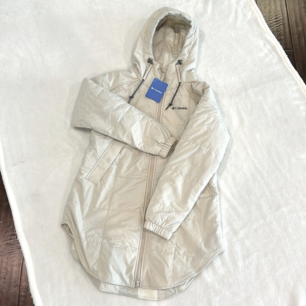 Columbia Light Beige Lightweight Coat
